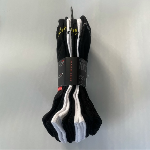 Spyder men’s quarter socks black 5 pairs size 6-12 - Picture 3 of 3